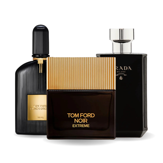 SET 3 PARFUMURI: BLACK ORCHID + NOIR EXTREME + PRADA L'HOMME INTENSE 100ML